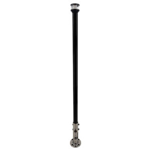 Seaview 36″ Manually Folding Light Post w/316 Stainless Steel Base & LTBLED12C5 Navigation Light – Black