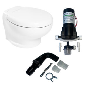 Thetford Nano Eco Compact Toilet Raw Water Kit w/Inlet Pump – 12V