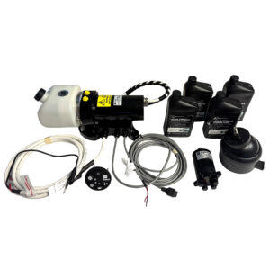 Uflex MasterDrive Steering System – Single Station Retrofit Kit – MasterDrive 40cc Tilt Mount Helm & UPMD Power Unit (No Cylinders Included)