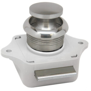 Sea-Dog Push Button Rim Latch – Stainless Steel/Plastic Housing