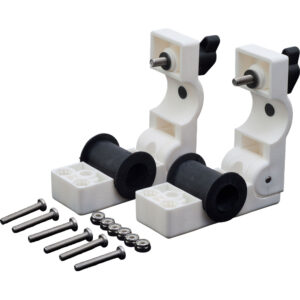 Sea-Dog Removable Round Rail Mount Clamps – Injection Molded Nylon/EDPM/Stainless Steel