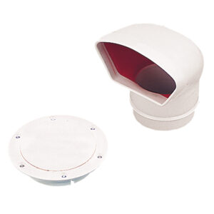 Sea-Dog Low Profile Cowl Vent/Snap-On Deck Plate – Dip Molded PVC