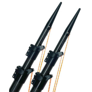 Lee’s Ultima 20′ Carbon Fiber Telescoping Outriggers Internally Rigged Self-Stowing Adj. Rigging