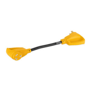 Camco Power Grip 18″ Dogbone Adapter – 50 Amp Male/30 Amp Female