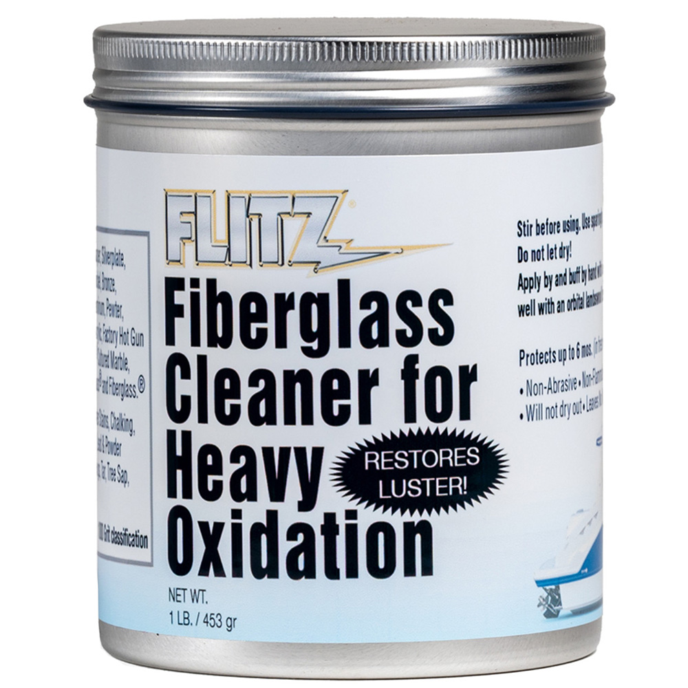 Flitz Fiberglass Cleaner f/Heavy Oxidation – 1lb Flitz Fiberglass Cleaner f/Heavy Oxidation – 1lb