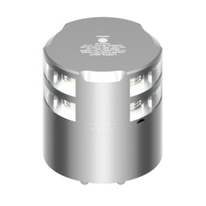 Lopolight 360&deg; Double-Stacked 3nm Masthead Light – Silver Anodized