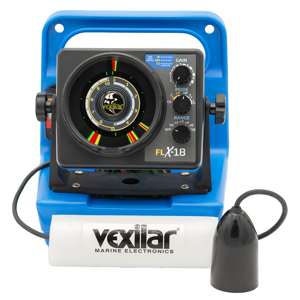 Vexilar FLX-18 Genz Pack w/12 Degree Ice-Ducer & DD-100 Vexilar FLX-18 Genz Pack w/12 Degree Ice-Ducer & DD-100