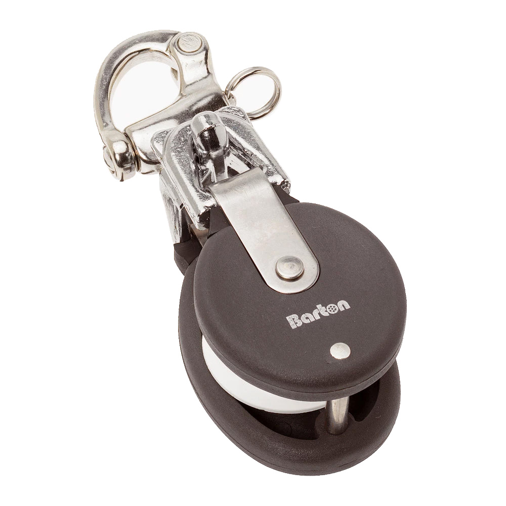 Barton Large Snatch Block f/Yachts Up to 40′ (12.2M) – Stainless Steel Snap Barton Large Snatch Block f/Yachts Up to 40′ (12.2M) – Stainless Steel Snap