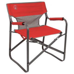 Coleman Outpost&trade; Breeze Deck Chair – Red
