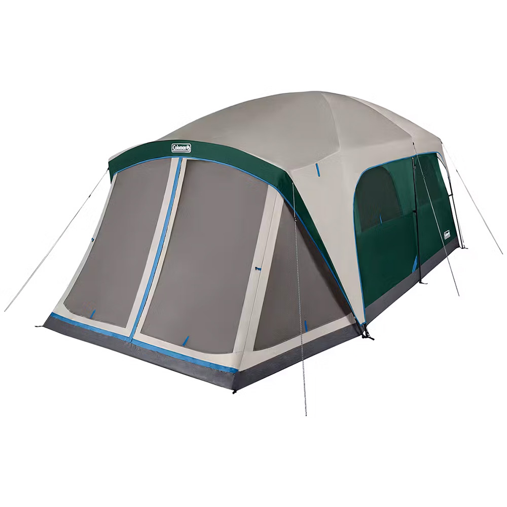 Coleman 12-Person Skydome™ Camping Tent w/Screen Room – Evergreen Coleman 12-Person Skydome™ Camping Tent w/Screen Room – Evergreen