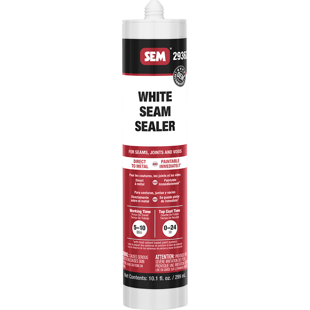 SEM 1K Seam Sealer – 10.1oz Tube – White SEM 1K Seam Sealer – 10.1oz Tube – White