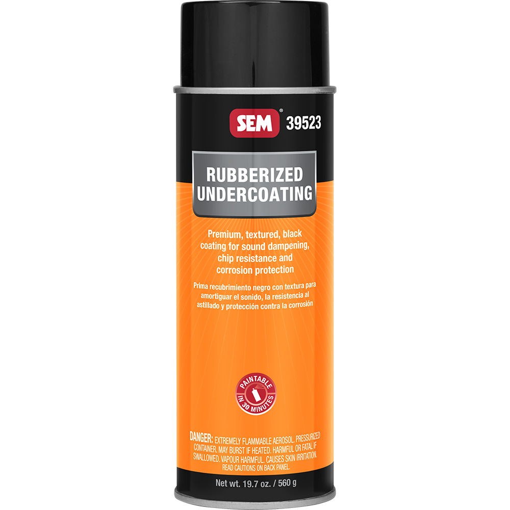 SEM Rubberized Undercoating – 24oz Aerosol Can – Black SEM Rubberized Undercoating – 24oz Aerosol Can – Black