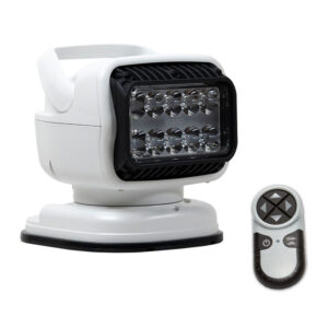Golight GT Series LED Hybrid Portable Light w/Permanent Shoe Mount Handheld Wireless Remote – 12V – White