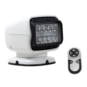Golight GT Series LED Hybrid Light Permanent Mount w/Handheld Wireless Remote – 12V – White