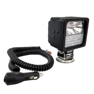 Golight GXL LED Hybrid Portable Work Light Series Magnetic Mount w/No Remote – 12V – Black