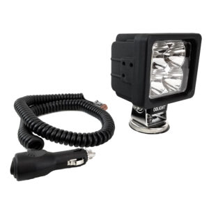 Golight GXL LED Work Light Series Portable Spot Light Magnetic Mount w/No Remote – 12V – Black