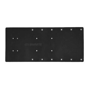 Sea Brackets 18″ Straight Trolling Motor Plate – Black