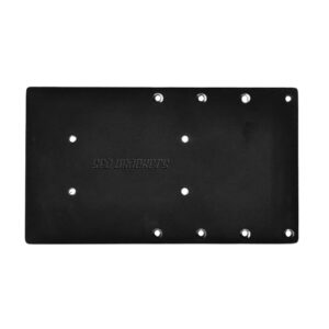 Sea Brackets 14″ Straight Trolling Motor Plate f/Garmin Kraken – Black