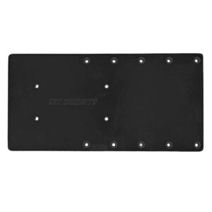 Sea Brackets 16″ Straight Trolling Motor Plate f/Garmin Kraken – Black
