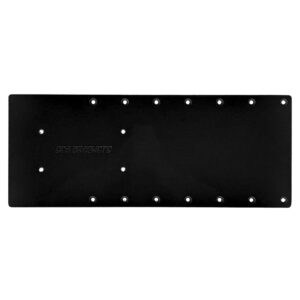 Sea Brackets 20″ Straight Trolling Motor Plate f/Garmin Kraken – Black