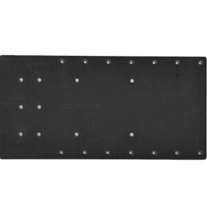 Sea Brackets 20″ Straight Trolling Motor Plate f/Minn Kota Quest – Black