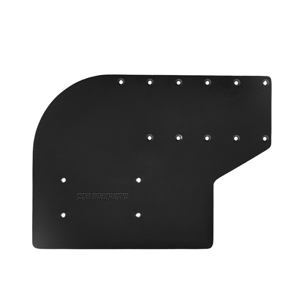 Sea Brackets Small Offset Trolling Motor Plate f/Garmin Kraken – Black Sea Brackets Small Offset Trolling Motor Plate f/Garmin Kraken – Black