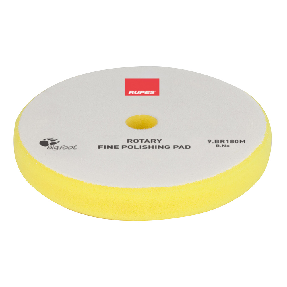 RUPES Rotary Fine Polishing Foam Pad 155/160mm – Yellow RUPES Rotary Fine Polishing Foam Pad 155/160mm – Yellow