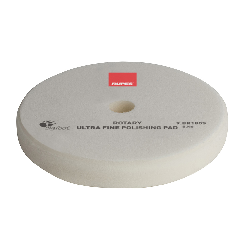RUPES Rotary Ultra-Fine Polishing Foam Pad 155/160mm – White RUPES Rotary Ultra-Fine Polishing Foam Pad 155/160mm – White