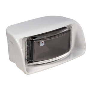 Lumitec Contour Drop-In Navigation Light – Port Red – White Housing