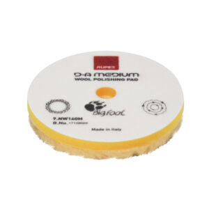 RUPES D-A Medium Wool Polishing Pad 160mm – Yellow