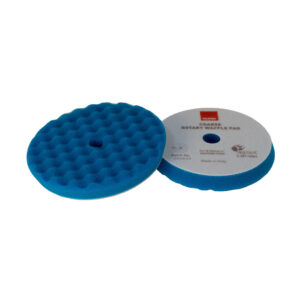 RUPES Velcro Waffle Coarse Polishing Foam Pad f/Rotary Polishers 180mm – Blue