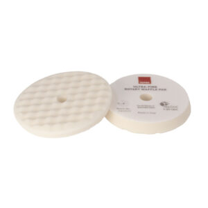 RUPES Velcro Waffle Ultra-Fine Polishing Foam Pad f/Rotary Polishers 200mm – White