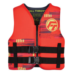 Full Throttle Youth Rapid-Dry Life Jacket – Red
