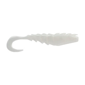 Berkley Gulp!&reg; Saltwater Nemesis Prawn Curl Tail – 5″ – Pearl White