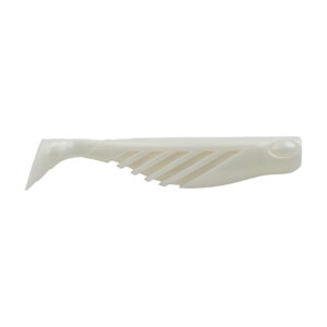 Berkley Gulp!&reg; Saltwater Ripple Mullet – 3″ – Pearl White GSRM3-PW