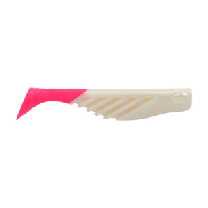 Berkley Gulp!&reg; Saltwater Ripple Mullet – 3″ – Pearl White/Pink GSRM3-PWP