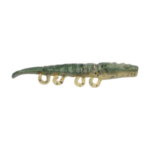 Berkley Gulp!&reg; Saltwater Turbo Shrimp – 3″ – Peppered Prawn
