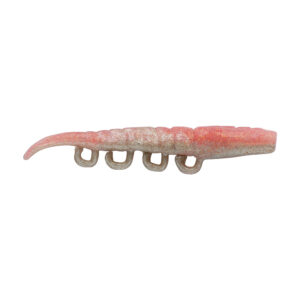 Berkley Gulp!&reg; Saltwater Turbo Shrimp – 5″ – Flamingo Chrome
