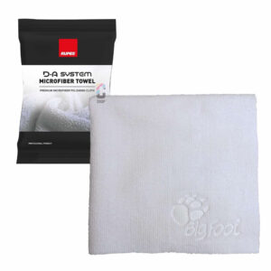 RUPES D-A System Microfiber Towel 16×16 – White