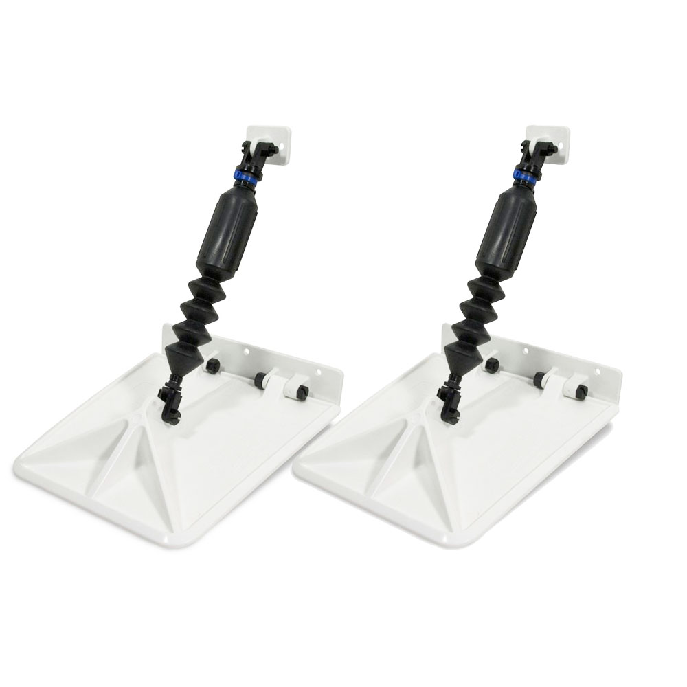 Smart Tabs SX Trim Tabs by Lectrotab 9.5” x 10” f/12′-16’ Boat w/40 – 80HP – White Smart Tabs SX Trim Tabs by Lectrotab 9.5” x 10” f/12′-16’ Boat w/40 – 80HP – White