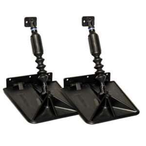 Smart Tab SX Composite Trim Tabs by Lectrotab 9.5&rdquo; x 10&rdquo; f/12′-16&rsquo; Boat w/40 – 80HP – Black