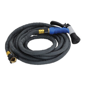 HoseCoil 20′ Stainless Steel PRO Hose Kit w/Boat Bumper Plastic Body Nozzle
