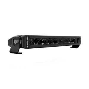 Black Oak Single Row Slim 10″ 150W Dual Color LED Light Bar – White & Yellow – Combo Beam