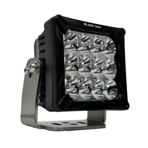 Black Oak 4″ LED Pod Light – Black Housing – Bracket Mount – 120W – Combo Beam