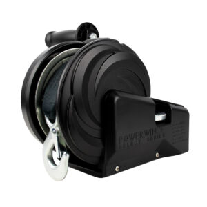Powerwinch Select Series Winch 2,000lb, 2 Speed, 6″ Crank Arm – Carbon Black