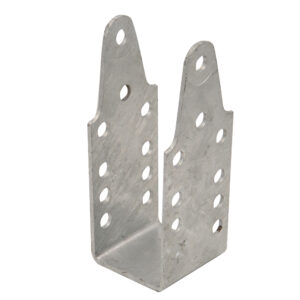 C.E. Smith Strap Bent Channel Upright Short Galvanized Bracket – 9″