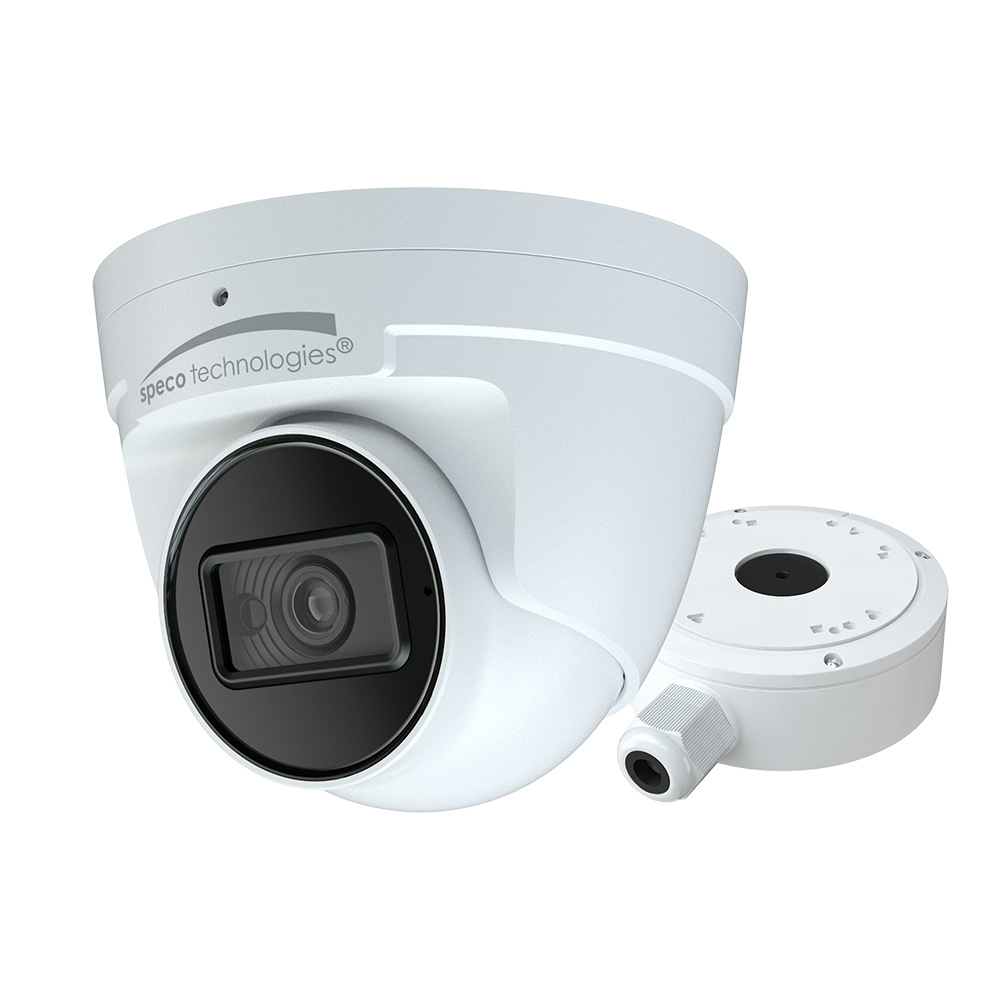 Speco 4MP H.265 IP Turret Camera w/IR & WDR – 2.8mm Lens – White Speco 4MP H.265 IP Turret Camera w/IR & WDR – 2.8mm Lens – White
