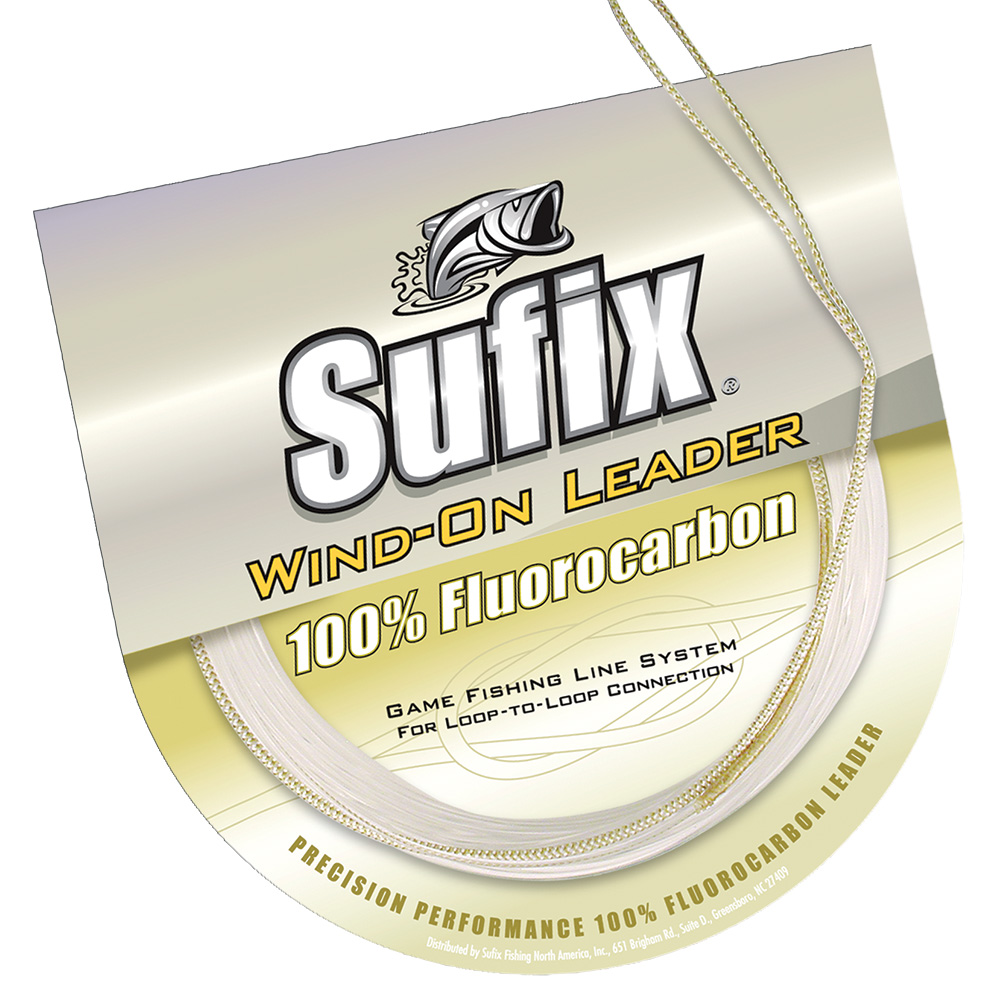 Sufix Wind-On 100% Clear Fluorocarbon Leader – 30lb – 11 yds Sufix Wind-On 100% Clear Fluorocarbon Leader – 30lb – 11 yds