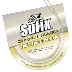 Sufix Wind-On 100% Clear Fluorocarbon Leader – 80lb – 11 yds