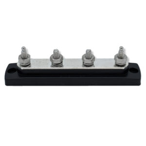 Bluewater Common Stud Busbar 4 Gang – Black
